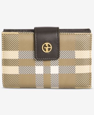 Fall Plaid Framed Indexer Wallet