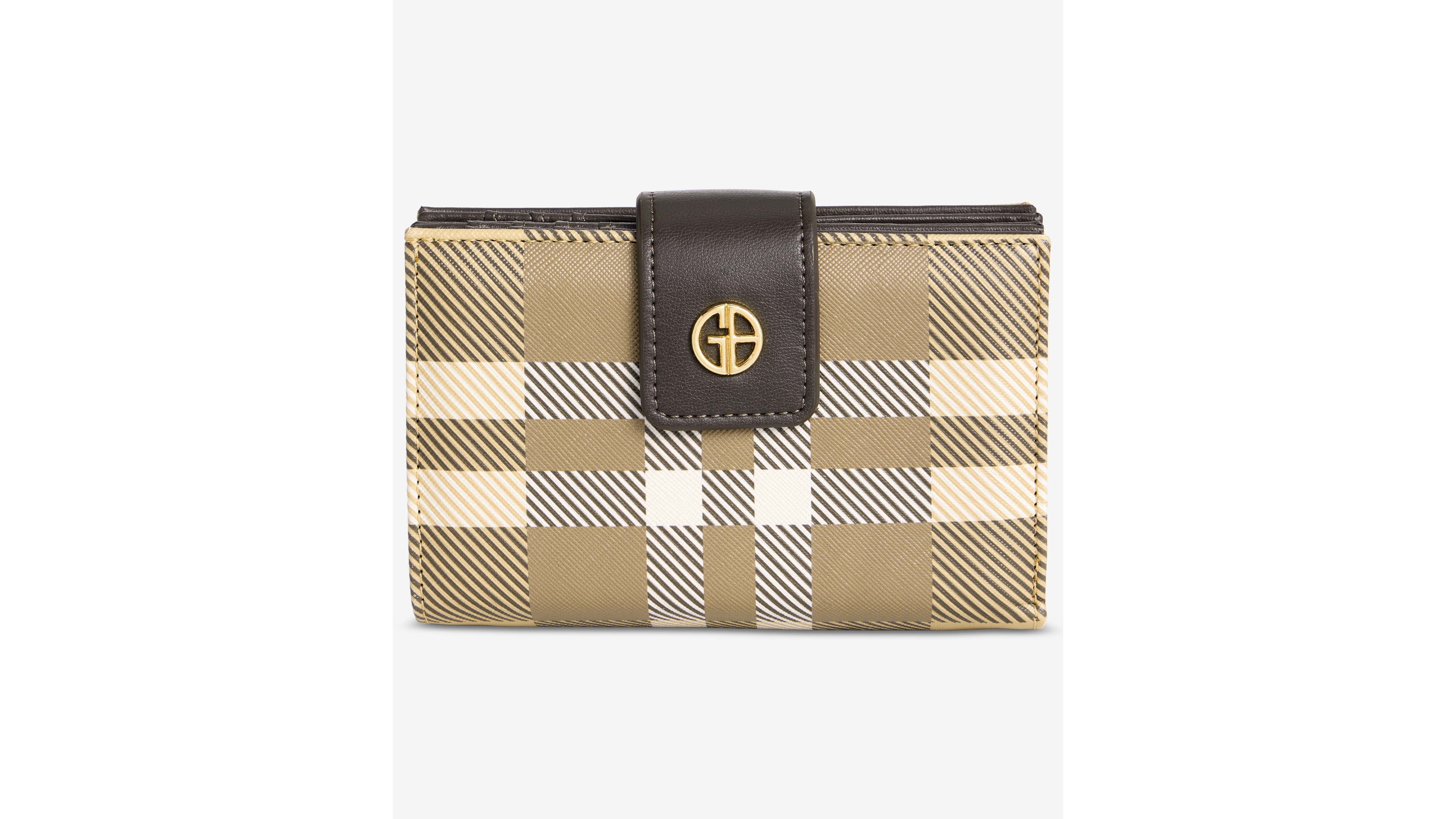 Giani Bernini Fall Plaid Framed Indexer Wallet, Macy's Exclusive