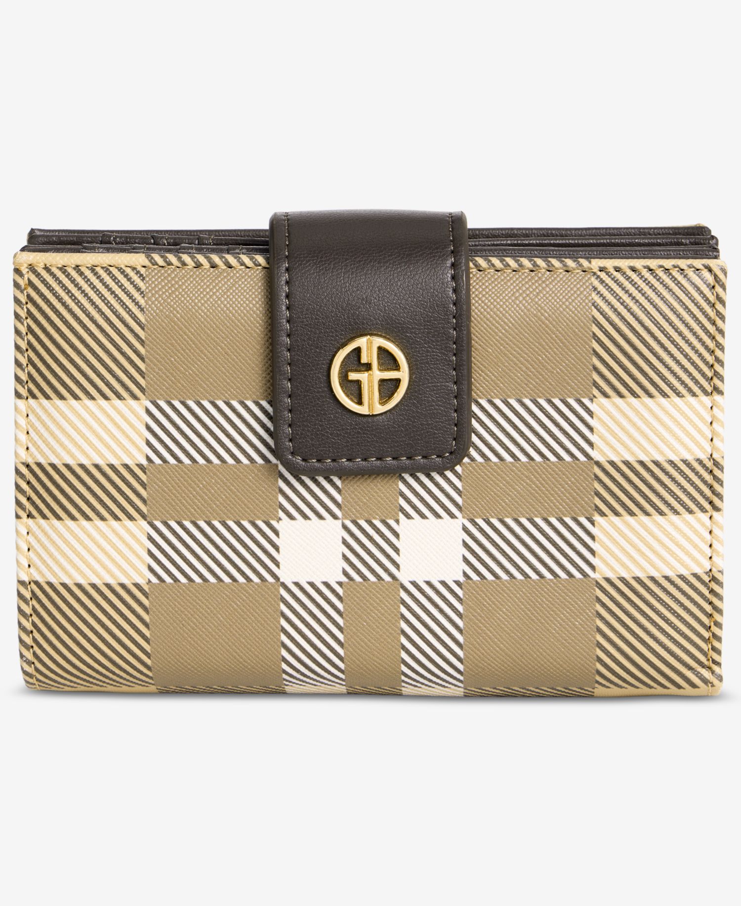 Fall Plaid Framed Indexer Wallet