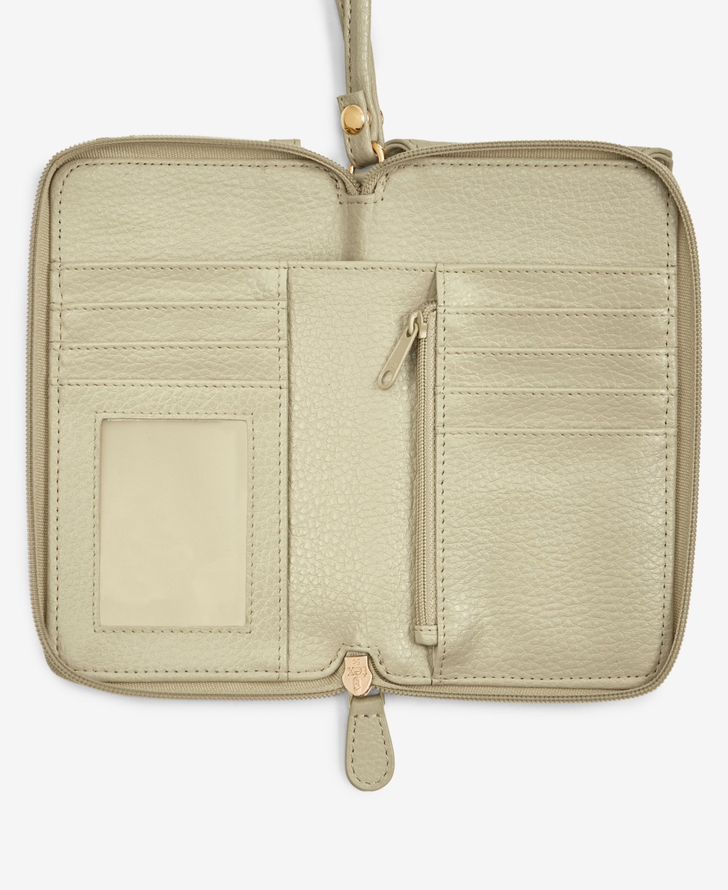 Softy Leather Tech Crossbody Wallet