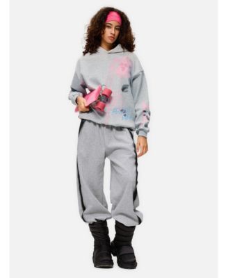 Women's Graffiti Heart Baggy Sweatpants