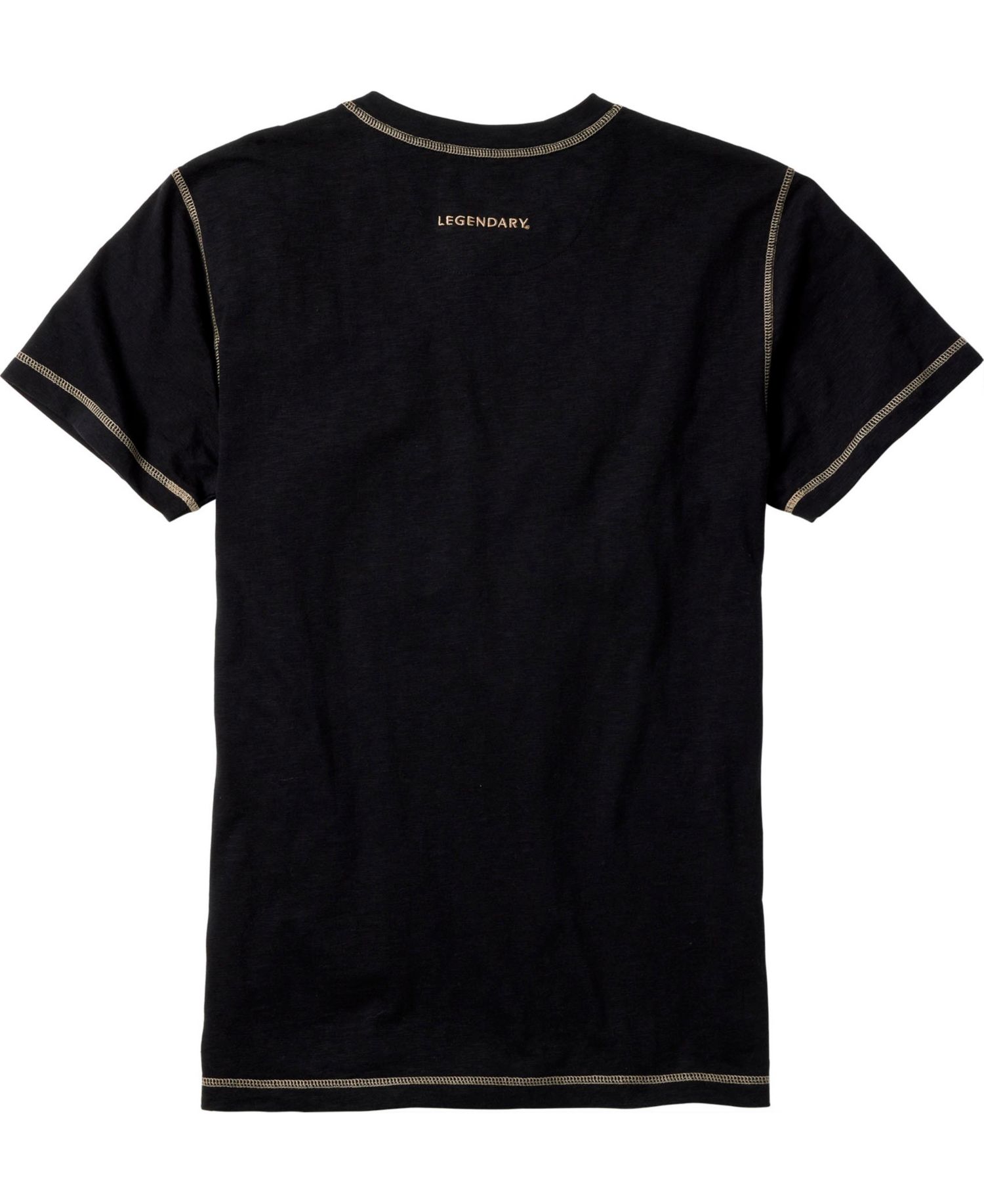 Mens Maverick Slub Henley Short Sleeve Shirt