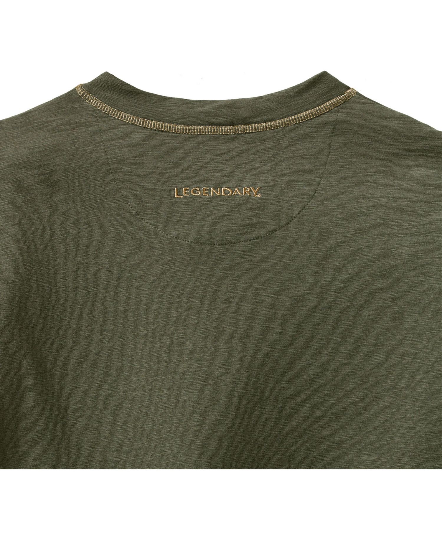 Mens Maverick Slub Henley Long Sleeve Shirt