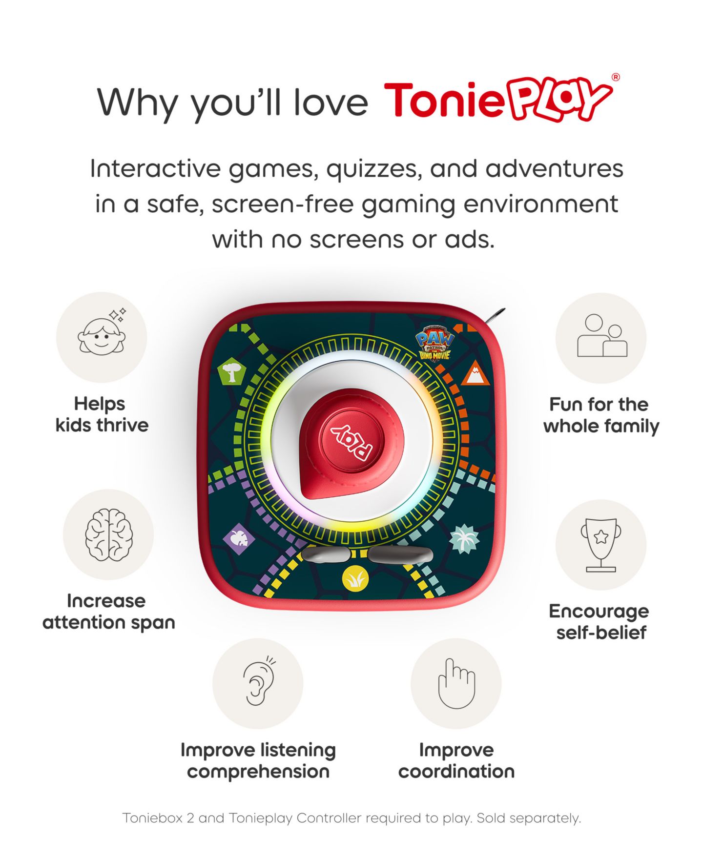 Детская настольная игра Tonies Tonieplay PAW Patrol: Roll and Move Board Game — фото 5