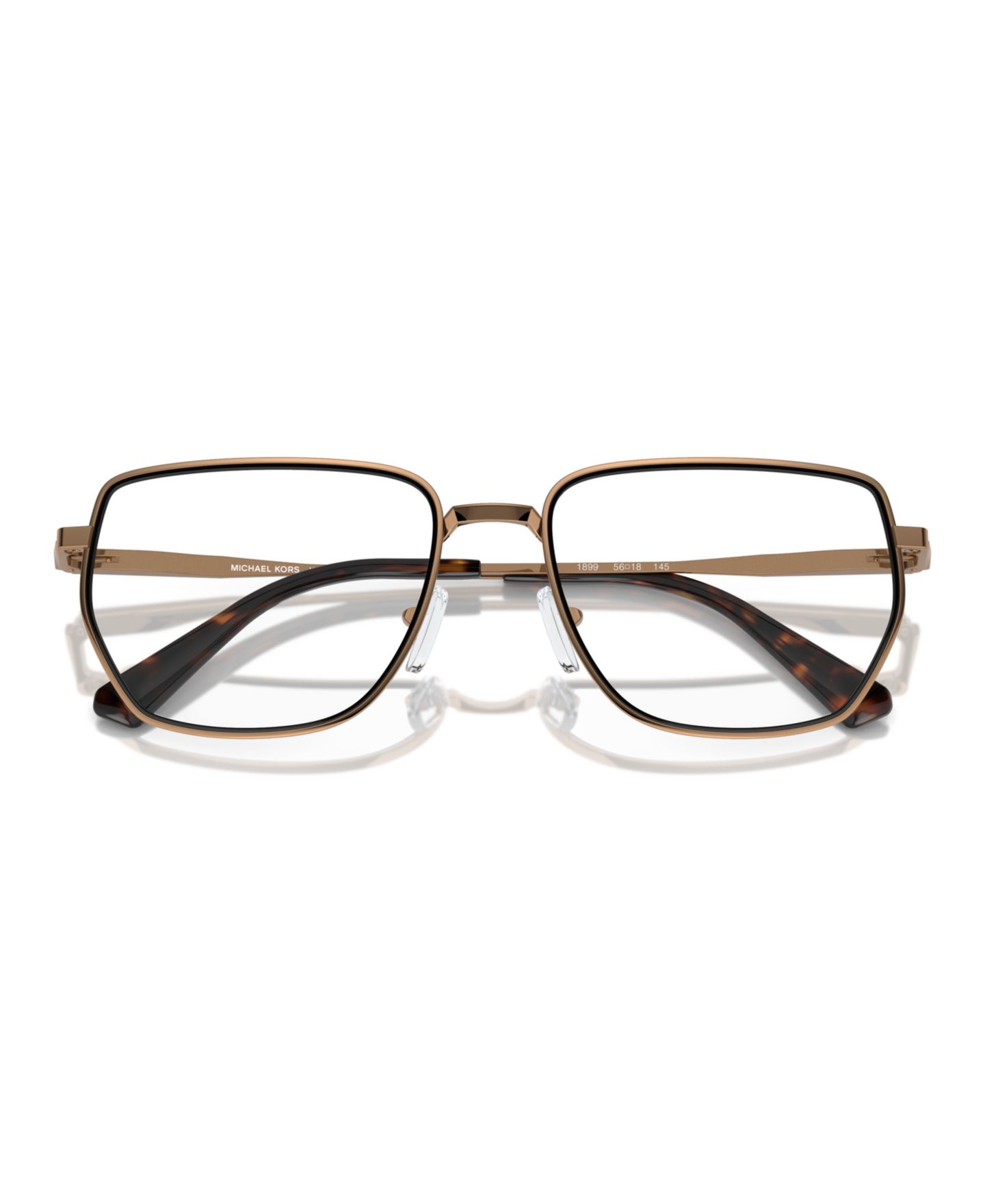 Мужские очки Michael Kors Steamboat Eyeglasses, MK3080, цвет: Блестящий золотой — фото 2