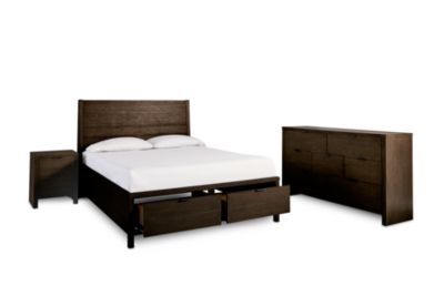 Cairo King 3-Piece Wood Storage Bedroom Set