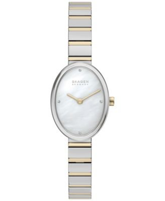 Women's Anita Oval Quartz Two-Hand Stainless Steel Watch 20mm