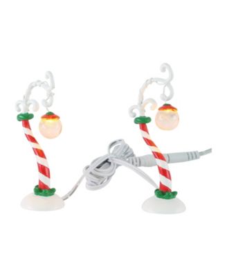 Villages Grinch Streetlights, set of 2