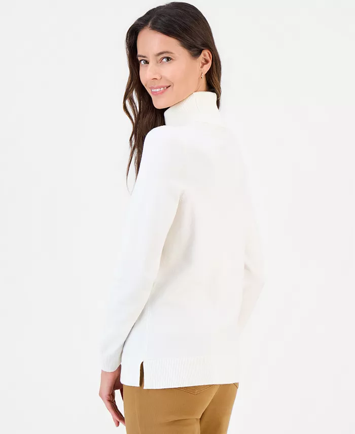 Petite Long-Sleeve Turtleneck Sweater - thumbnail 10