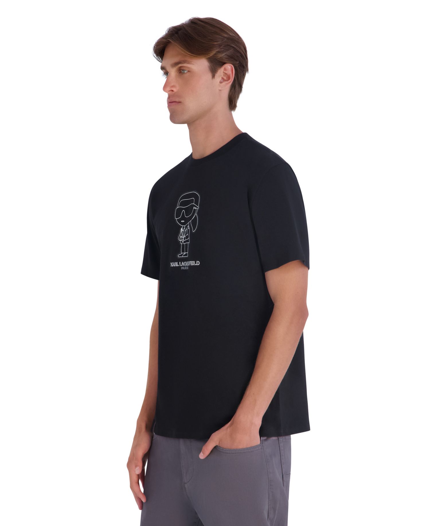 Men's Outlined Crewneck T-Shirt