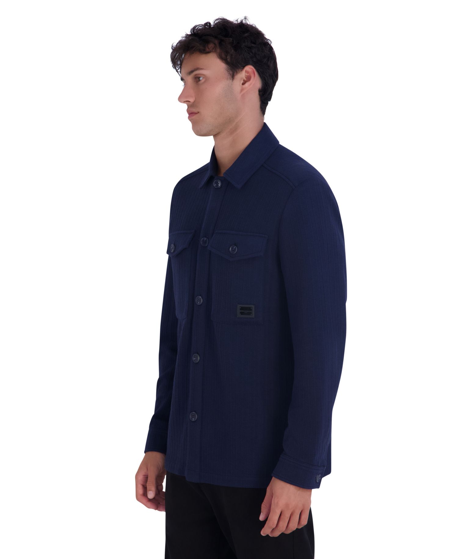 Men's Pique Shirt Jacket