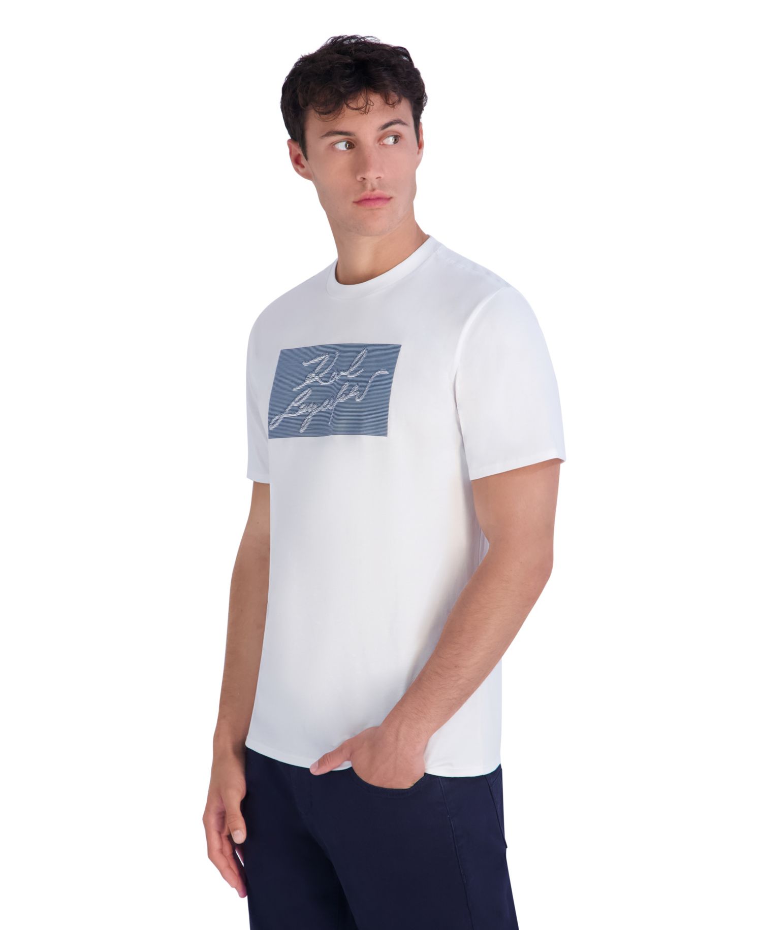 Men's Embroidered Signature T-Shirt