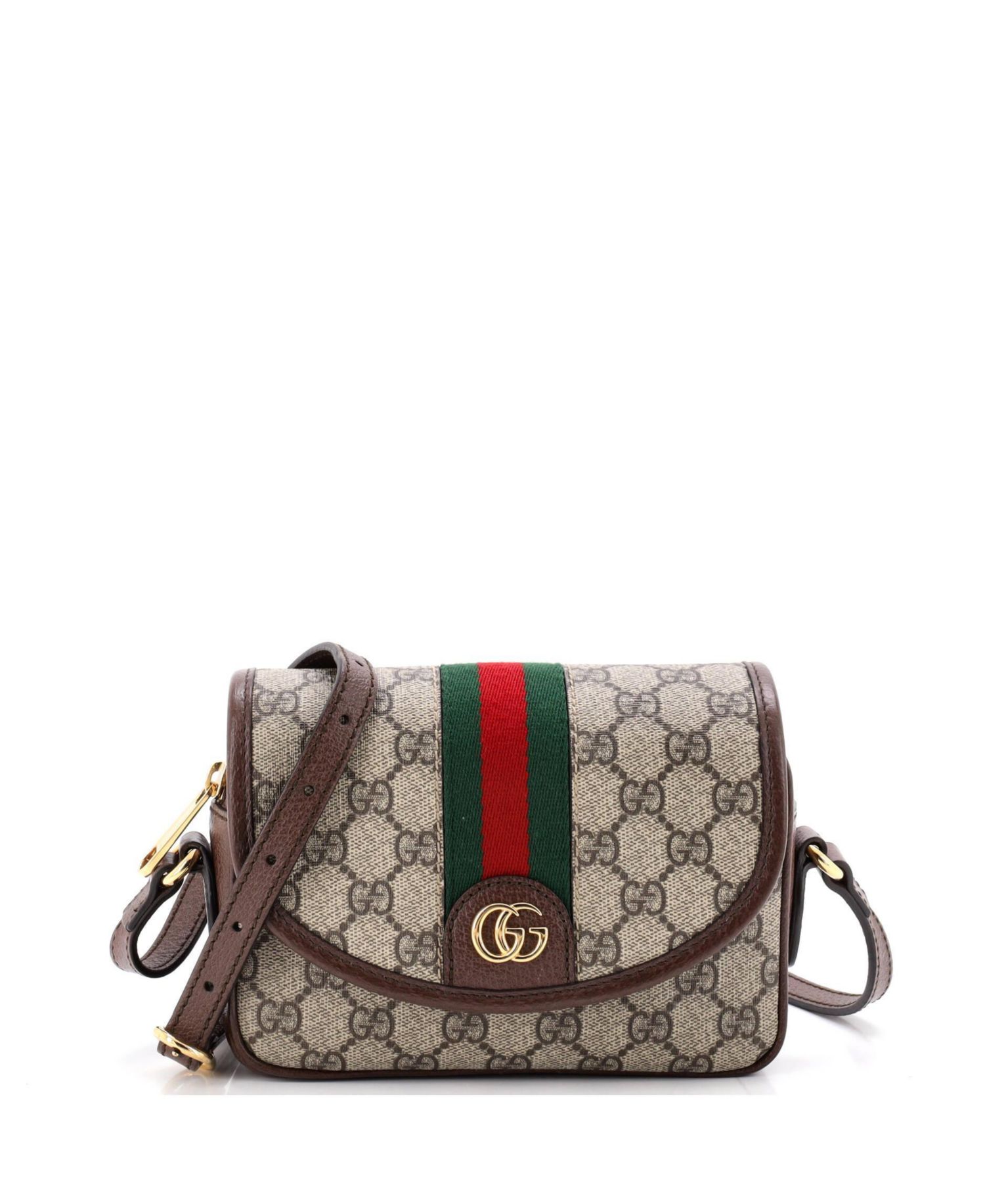 Mini Ophidia Flap Shoulder Bag GG Coated Canvas