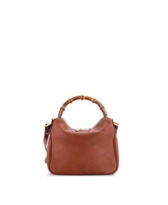 Small Diana NM Bamboo Shoulder Bag Leather