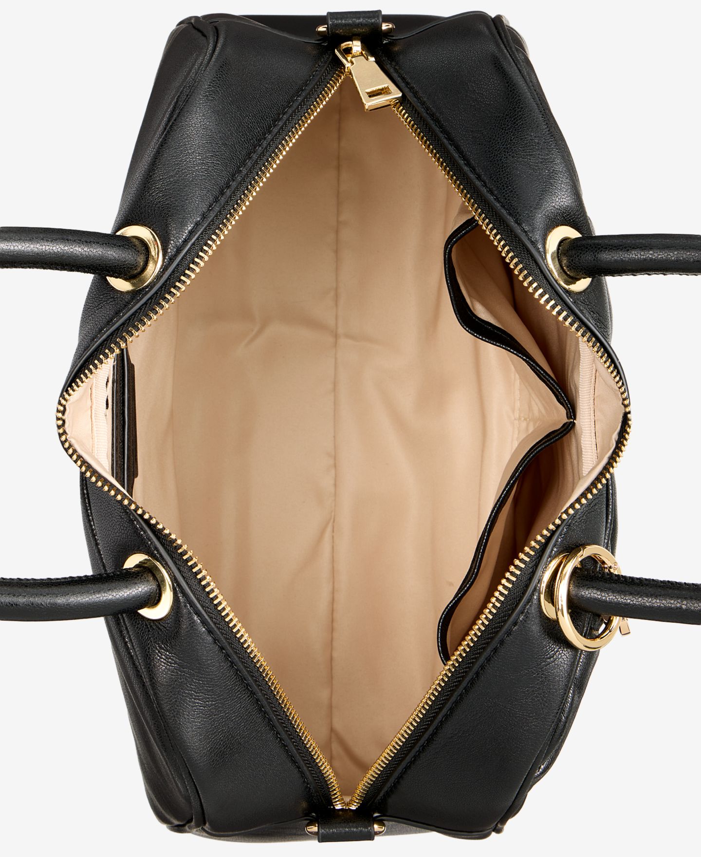 Женская сумка I.N.C. International Concepts Faux Leather Quilted Satchel with Adjustable Strap, цвет: Чёрный — фото 5