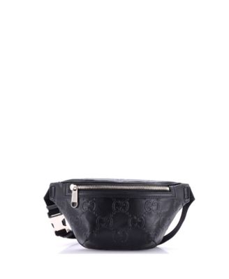 Small Belt Bag GG Embossed Perforated Leather