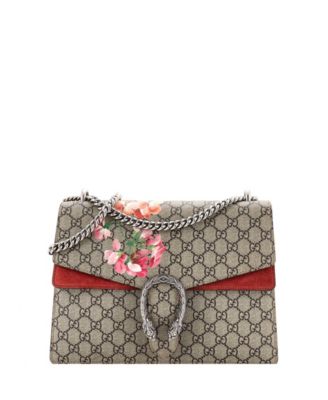 Medium Dionysus Bag Blooms Print GG Coated Canvas