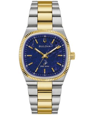 Men's Super Seville Sodalite Two-Tone Stainless Steel Bracelet Watch 35mm