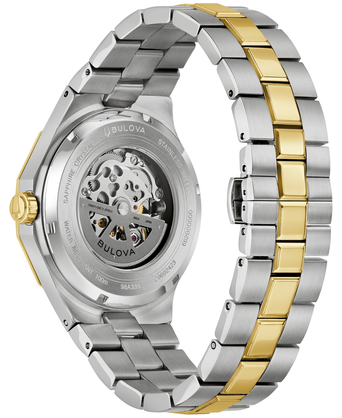 Bulova Men's Automatic Prestige Two-Tone Stainless Steel Bracelet Watch 42mm