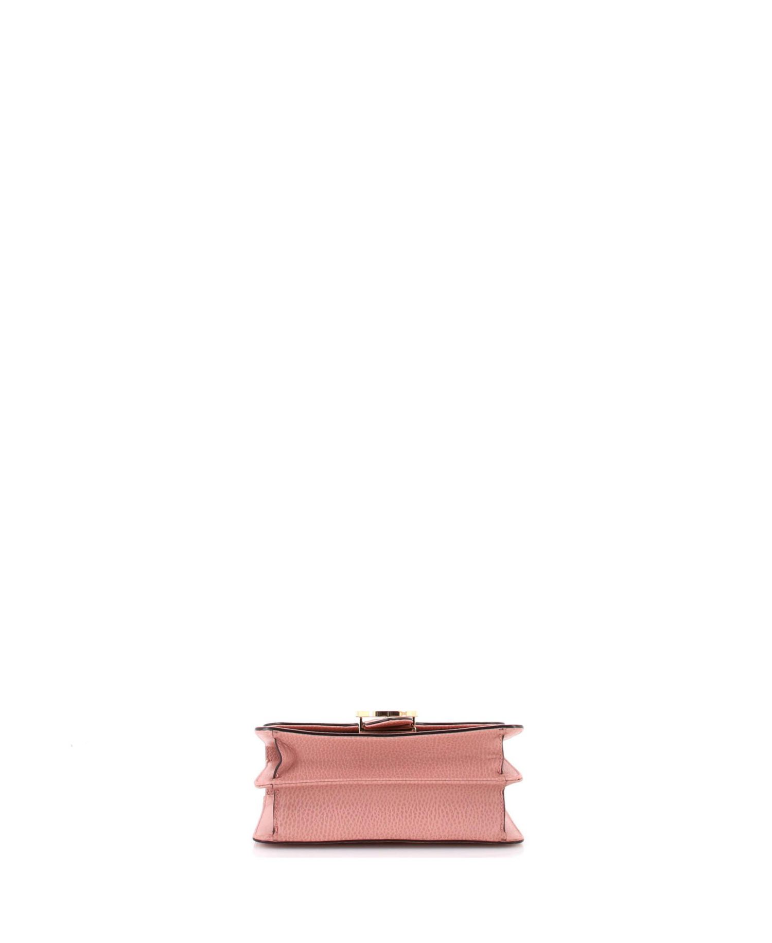 Small Interlocking Shoulder Bag Leather