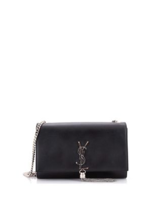 Medium Classic Monogram Tassel Crossbody Bag Leather
