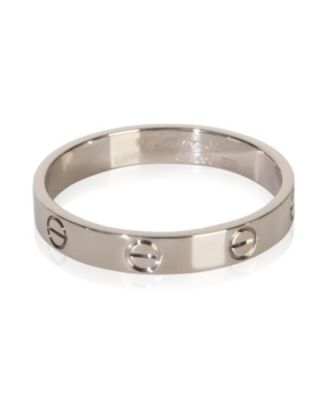 White Gold  Small Model Love Ring