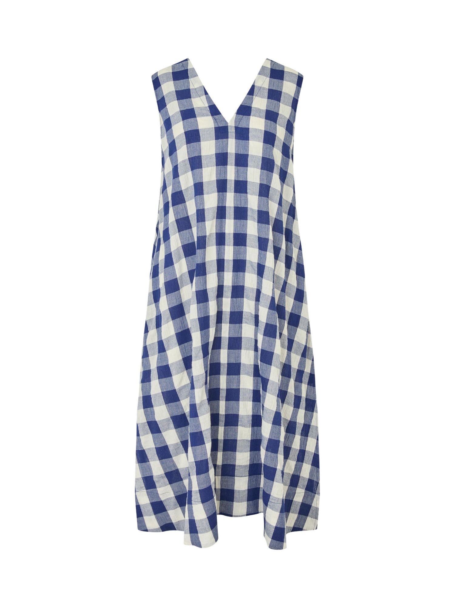 Women's Maordella V-Neck Checked Midi Dress