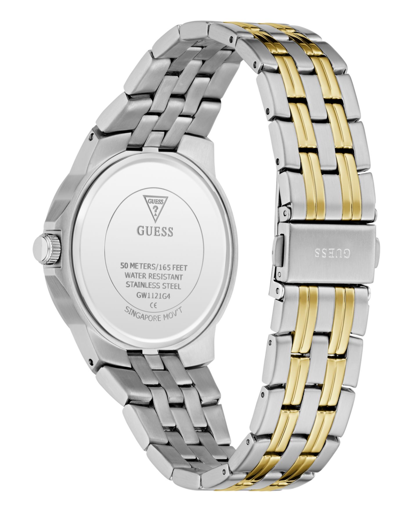 Мужские часы GUESS Quartz Two-Tone Stainless Steel 39mm — фото 2