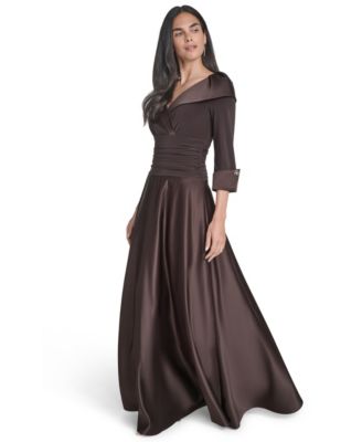 purple maxi dresses for women Rihoas Sequins Floral Jacquard Dress Glamorous Red Wide Strap A thigh Caps & Hats Color:Cream (picture)