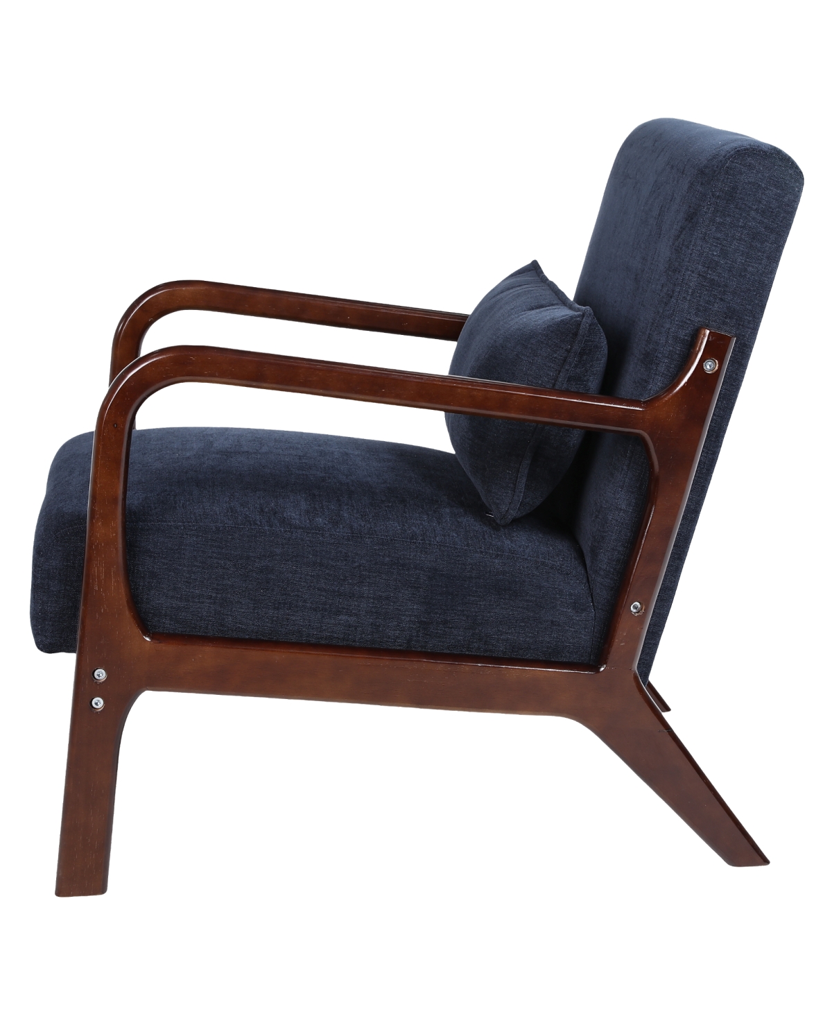 Streamdale Furniture Mid Century Modern Armchair with Solid Wood Frame