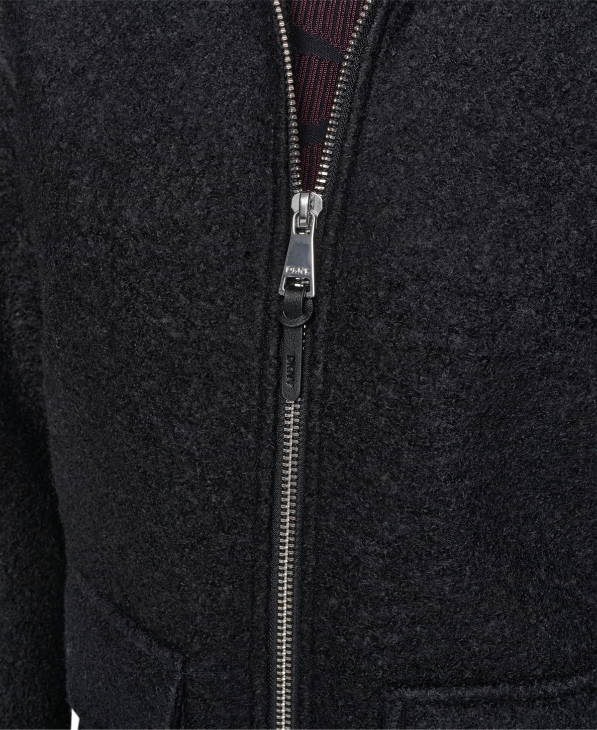 Dkny Women's Boucle and Speckled Herringbone Tailored Coat