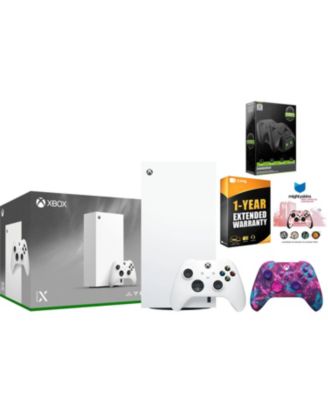 Xbox Series X 1TB Digital Console with Extra Controller, Charge Dock, MightySkins Code and 1 Year Warranty - Heart Breaker