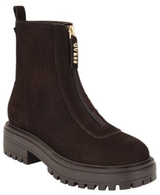 Women's Syyan Front Zip Lug Sole Booties