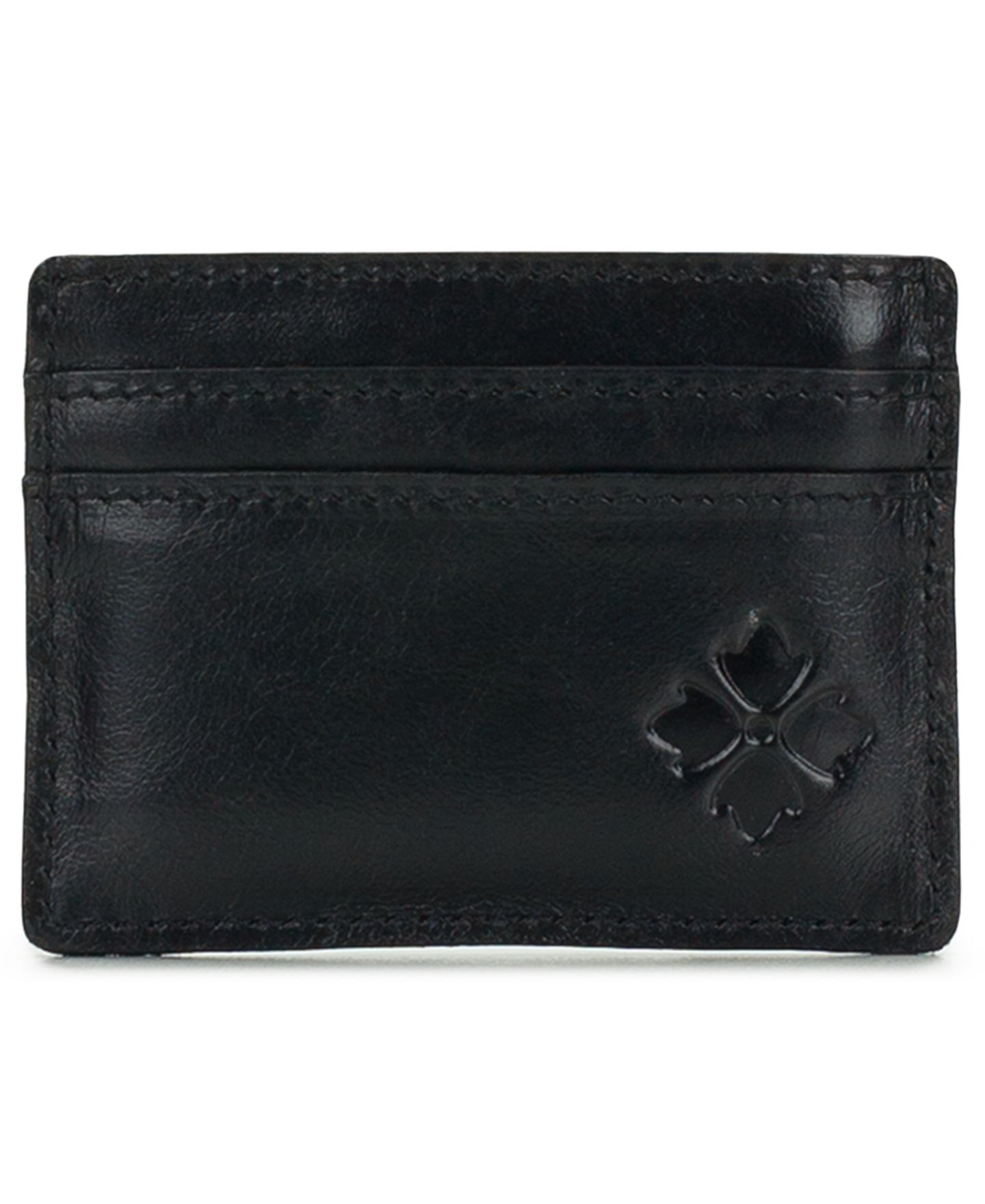 Женский кошелёк Patricia Nash Granna Leather Card Case, цвет: Чёрный — фото 1