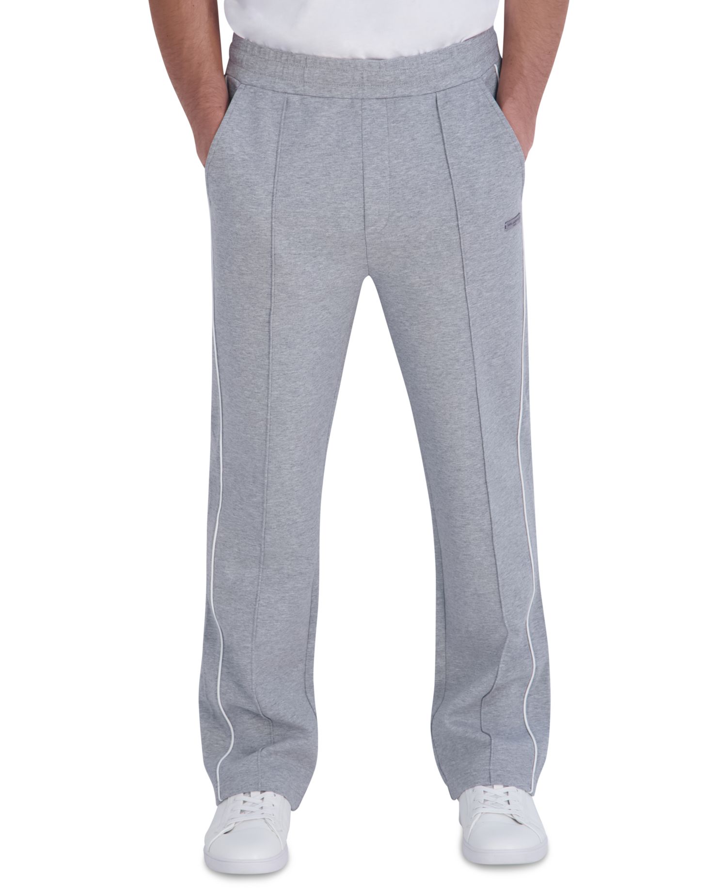 Men's Ponte Track Piping Detail Pants