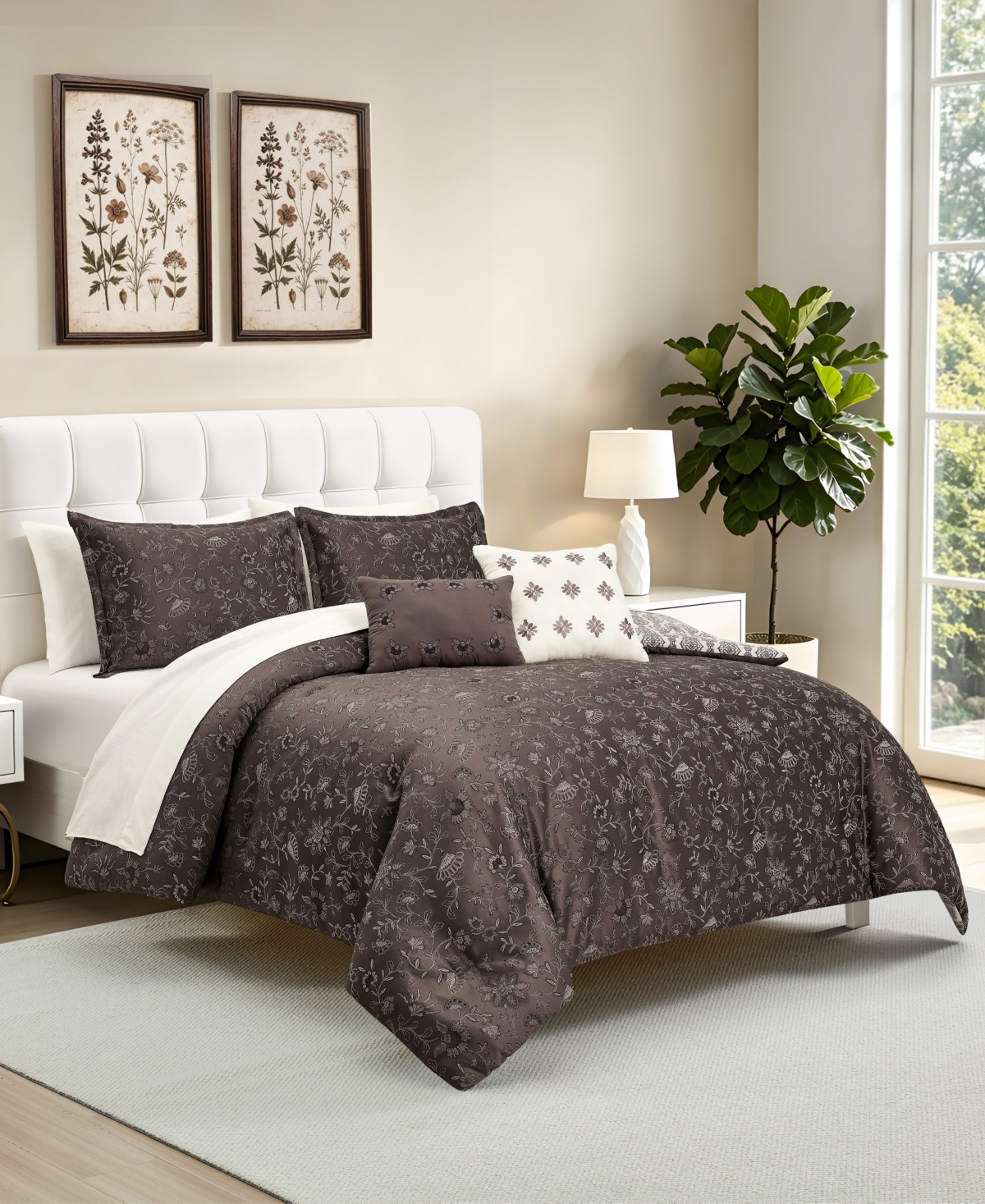 Macy's Zuri Fade-Resistant 9-Piece Comforter Set