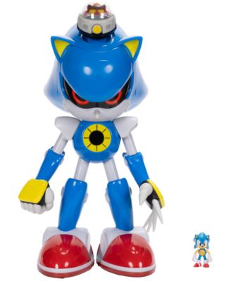 Sonic The Hedgehog Giant Metal Sonic Light-Up Eyes 2-Piece Playset, Ages 3+