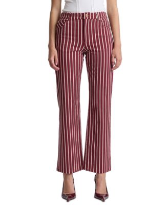 Women's Striped Bootcut Jeans