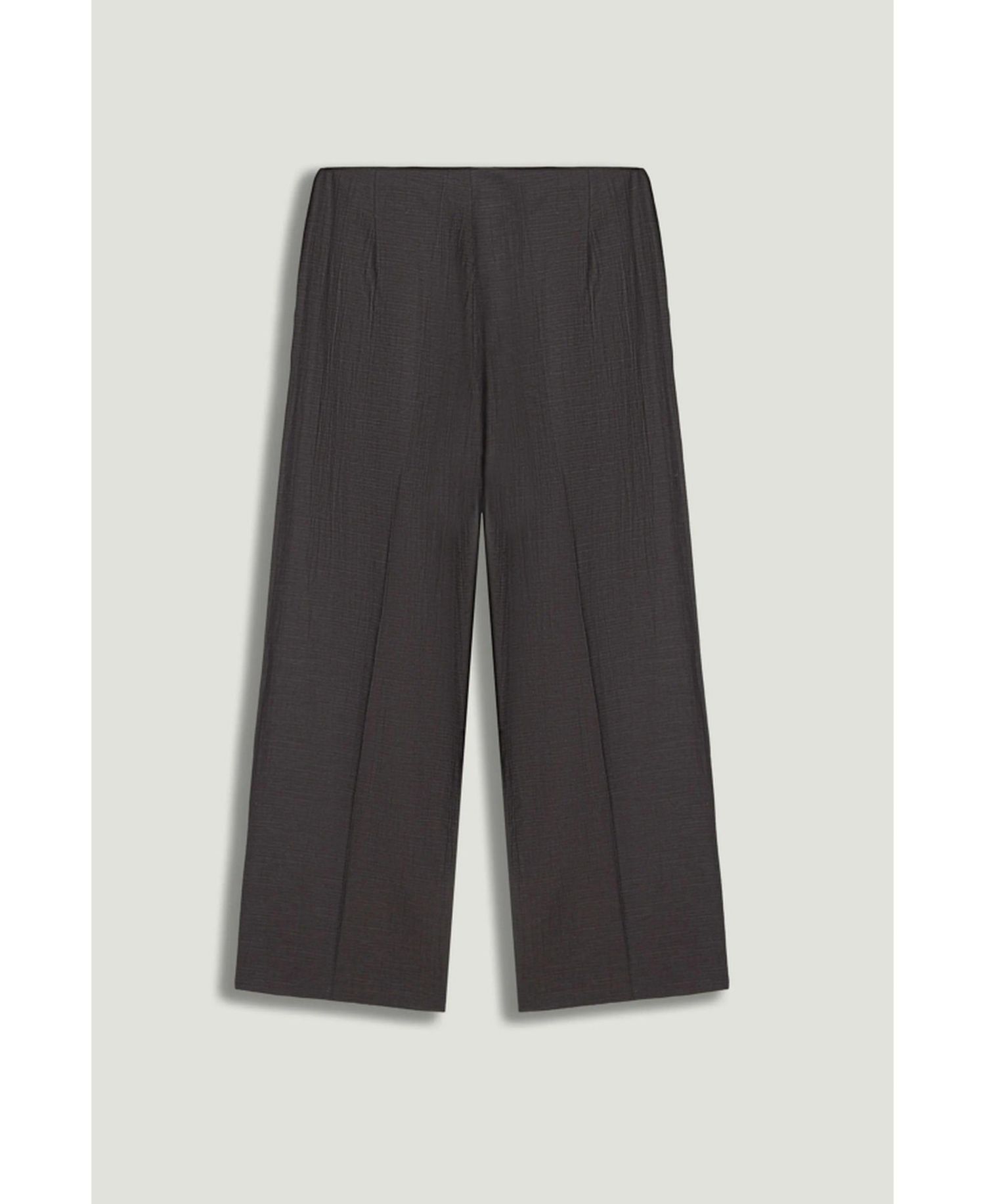 Women's High-Waisted Wide-Leg Pull-On Cotton-Blend Pants