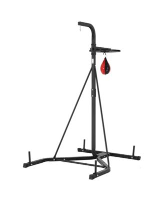 2 in 1 Heavy Duty Punching Bag Frame Boxing Punching Fitness Stand Steel
