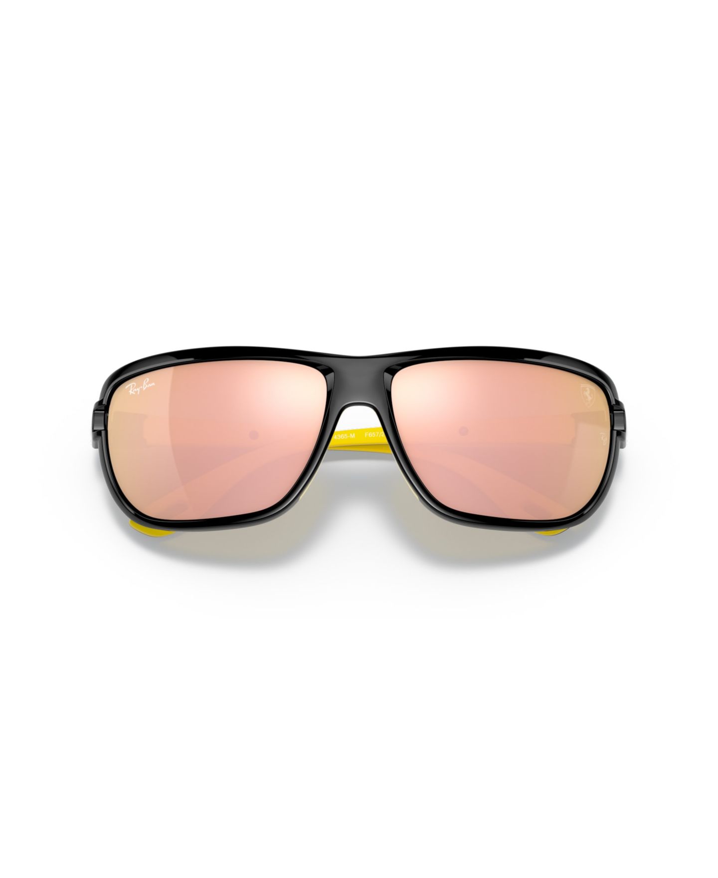 Солнцезащитные очки Ray-Ban Unisex RB4365M Scuderia Ferrari Collection Sunglasses, RB4365M, цвет: Чёрный — фото 5