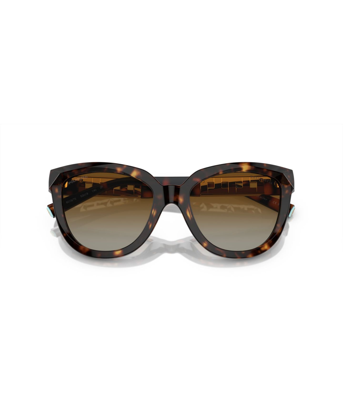 Женские солнцезащитные очки Tiffany & Co. Polarized Sunglasses, TF4215F, цвет: Гавана — фото 5
