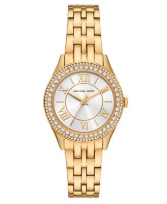 MICHAEL Women's Harlowe Three-Hand Gold-Tone Stainless Steel Watch 33mm