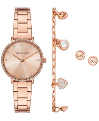 MICHAEL Women's Pyper Two-Hand Rose Gold-Tone Stainless Steel Watch 32mm