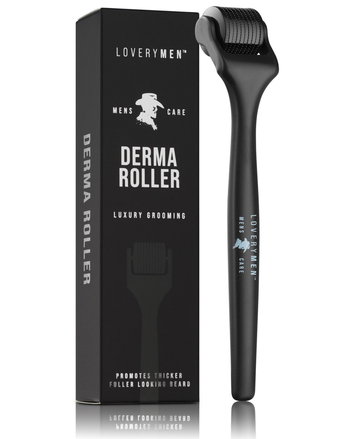 Lovery Men Micro Needle Derma Roller - Black