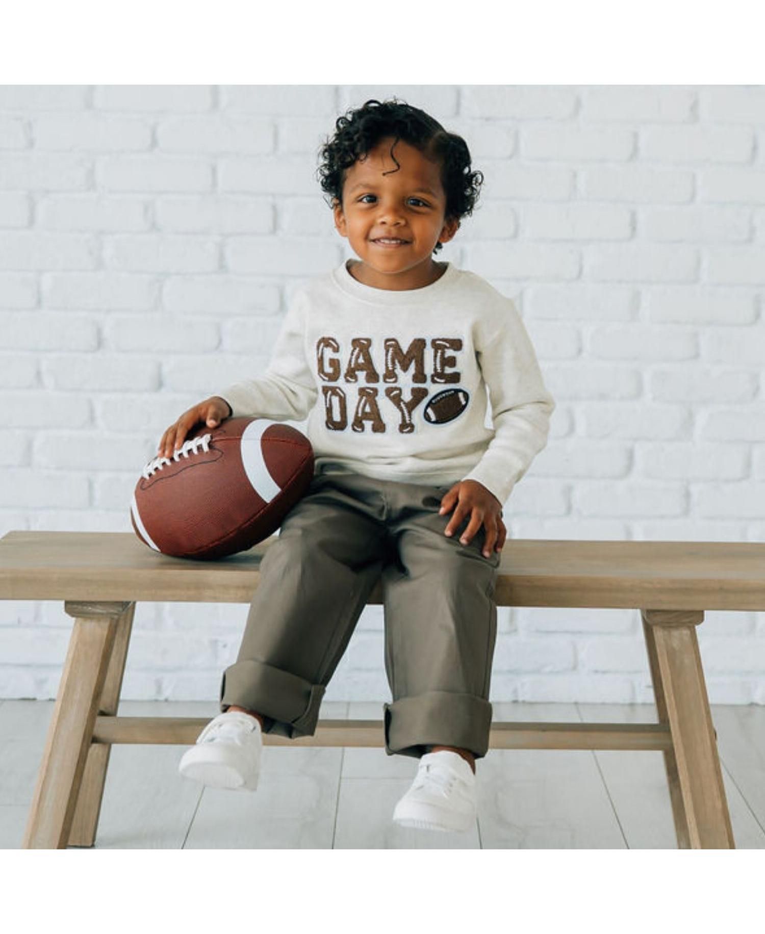 Little Boys(10-12) Game Day Patch Sweatshirt