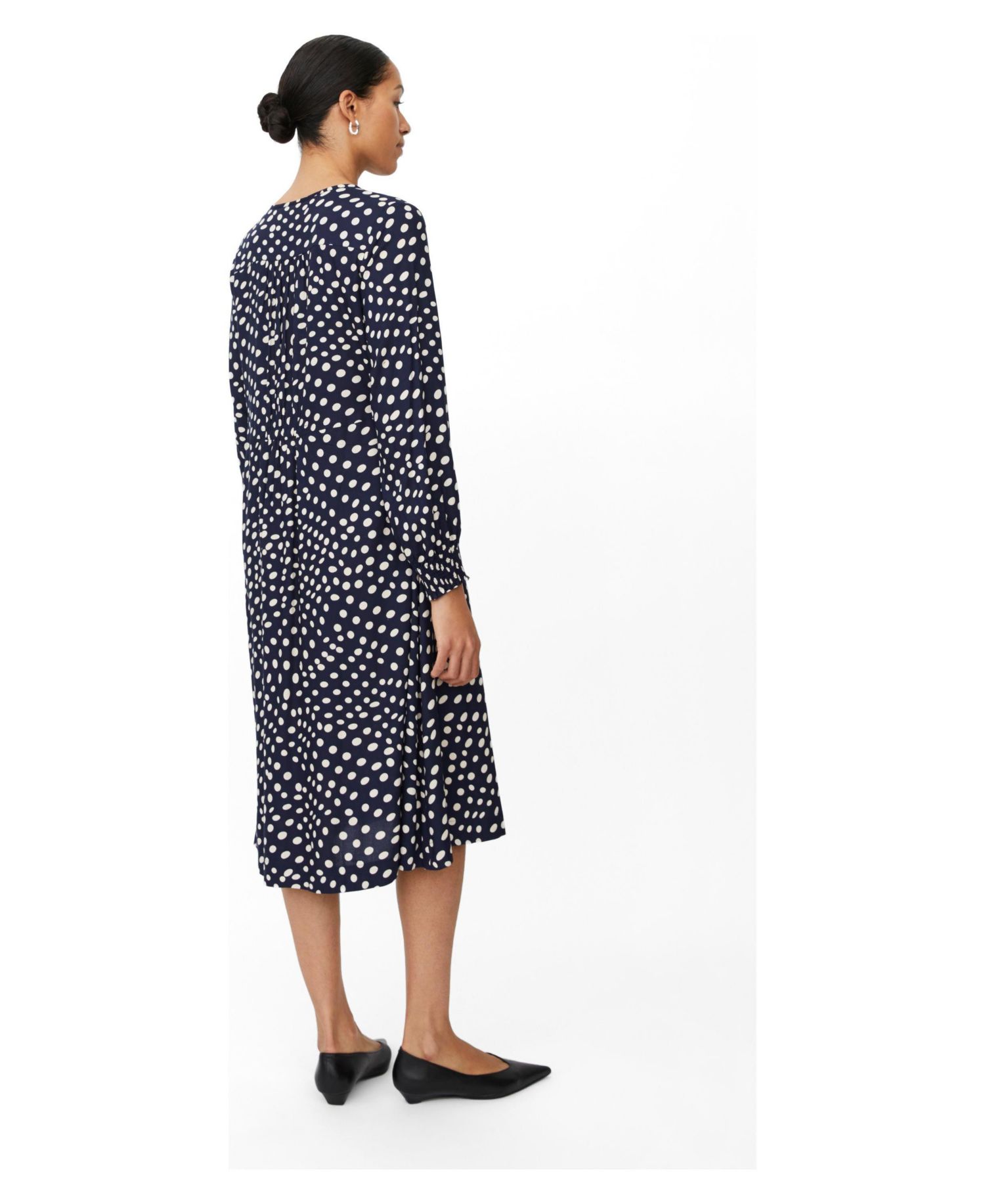 Women's MaNexora Polka Dot Midi Dress