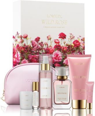 8-Pices. Wild Rose Bath and Body Care Gift Set