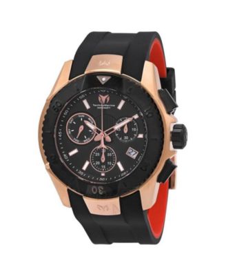 Men's TM-616005 UF6 Quartz Black Dial Watch