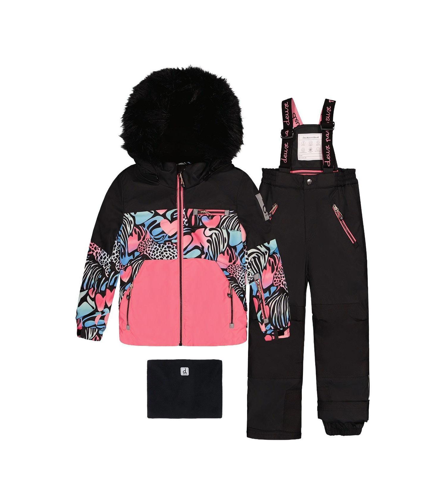 Little and Big Girl's (6-14) Two Piece Play Snowsuit